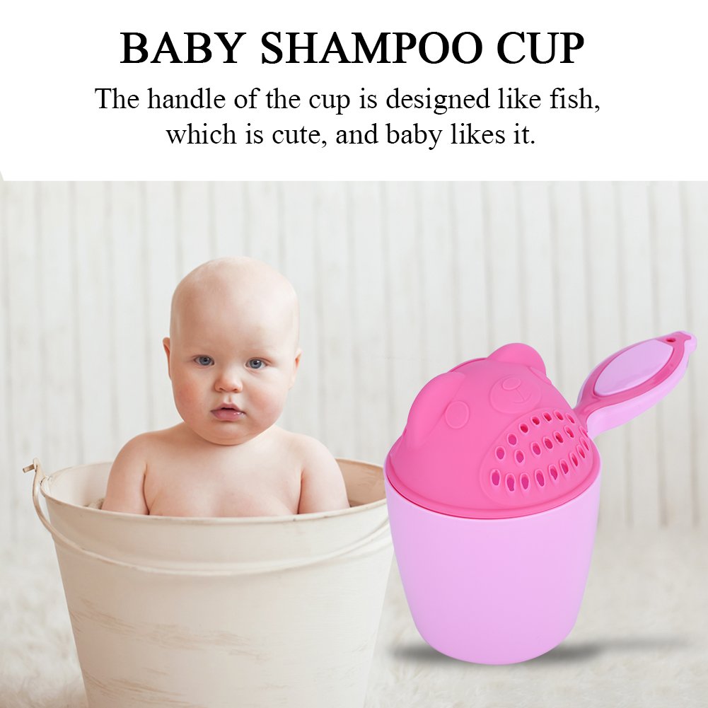 Baby Shampoo Rinse Cup Waterfall Rinser Bath Cup Kid Wash Hair Bathing Flusher Eye for Kids()
