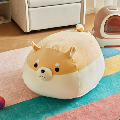 Stuffed Animal Storage Bean Bag Chair Cover for kids Yellow X-Large