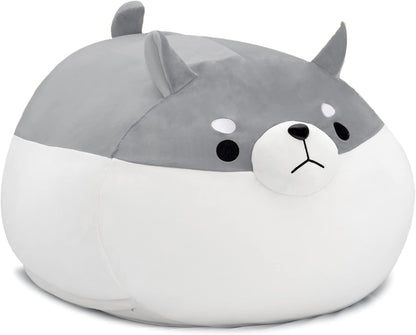 Stuffed Animal Storage Bean Bag Chair Cover for kids Yellow X-Large