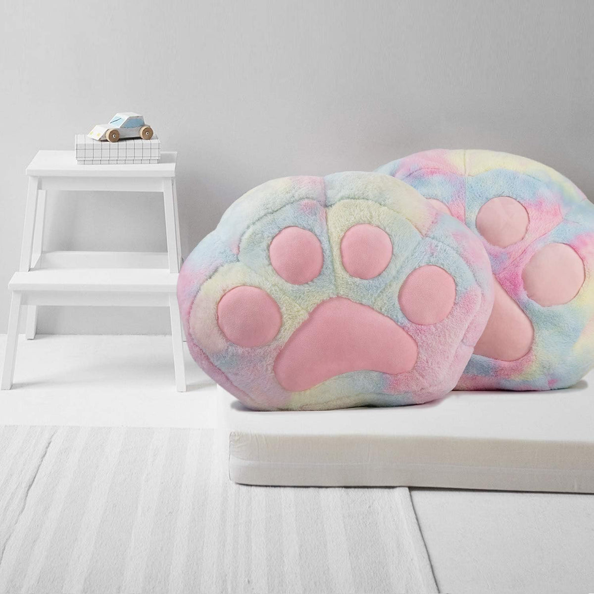 Stuffed Animal Storage Bean Bag Chair Cover for kids Yellow X-Large