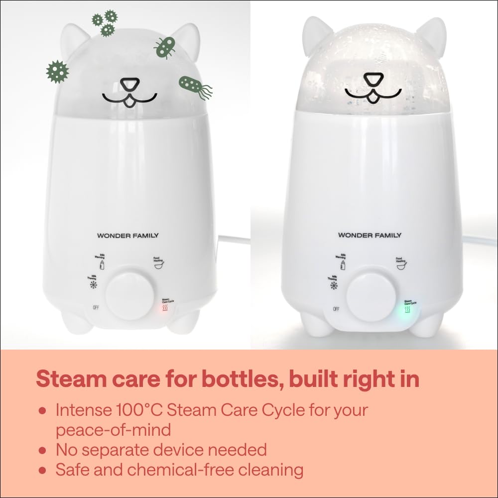 Portable Baby Bottle Warmer for Breastmilk & Formula – 4-in-1 Defrost, Food and Breast Milk Warming, Thermos – On the Go Heater for Travel, Car, Home – Portable Milk Warmer for Baby