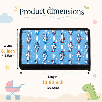 Stroller Handle Cover,2 Pack Stroller Handlebar Cover,10.82x6.1in Pushchair Armrest Sleeve Handle Protector Covers,Universal Protective Case for Pram Strollers Grip Bar,Stroller Accessories Essentials