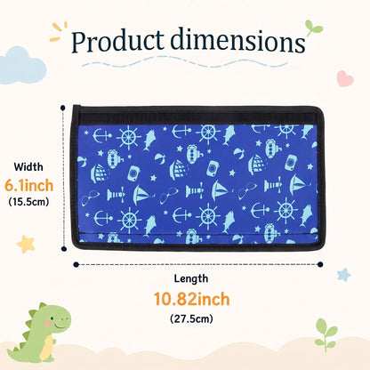 Stroller Handle Cover,2 Pack Stroller Handlebar Cover,10.82x6.1in Pushchair Armrest Sleeve Handle Protector Covers,Universal Protective Case for Pram Strollers Grip Bar,Stroller Accessories Essentials
