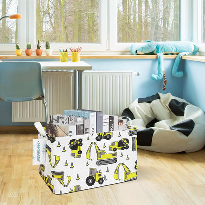Rectangular Collapsible Simplified Zoo Storage Basket Nursery Organizer - Colors A