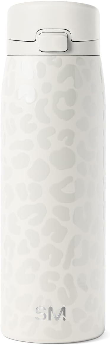 Ceramic Lined Insulated Coffee Tumbler | 16oz, Pink | Sidekick Leak-Proof Travel Coffee Mug | Locking Push-Button Flip Lid, Cupholder Friendly, Silicone Base | Velvet Pink