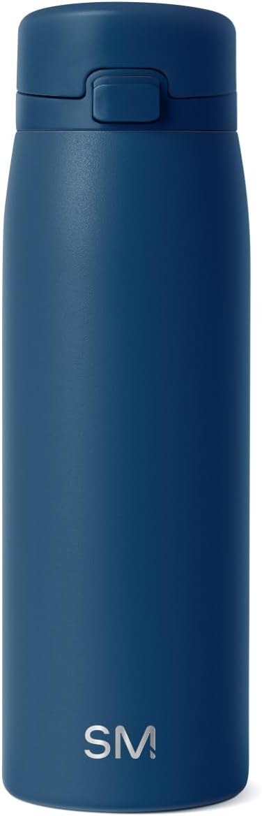 Ceramic Lined Insulated Coffee Tumbler | 16oz, Pink | Sidekick Leak-Proof Travel Coffee Mug | Locking Push-Button Flip Lid, Cupholder Friendly, Silicone Base | Velvet Pink