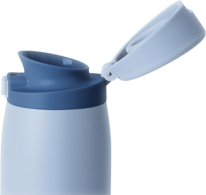 Ceramic Lined Insulated Coffee Tumbler | 16oz, Pink | Sidekick Leak-Proof Travel Coffee Mug | Locking Push-Button Flip Lid, Cupholder Friendly, Silicone Base | Velvet Pink