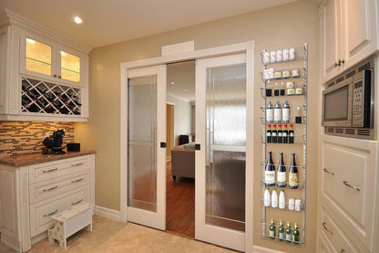 Pantry Over The Door Spice and Jar Rack Organizer - Great Storage Space for Cabinets and Kitchen - Wall Mounted 8 Tier Shelves