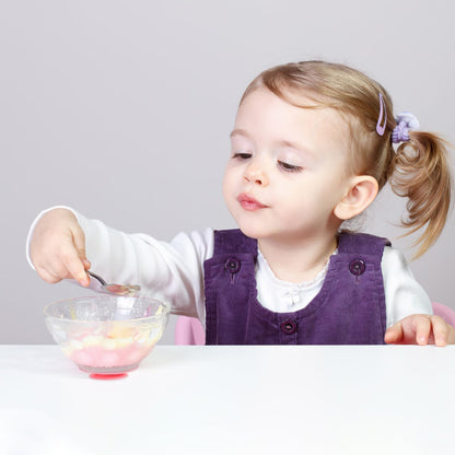 Silicone Suction Cups 6Pcs Double-Sided Suction Plate Pads for Toddler Plates Elderly Bowls and Patient Dinnerware Non-Slip Anti-Spill Solution 3.74X3.74 Inches