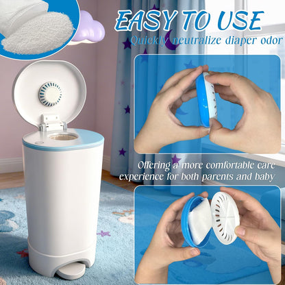 6 PCS Lavender Baking Soda Cartridges for Munchkin Diaper Pails