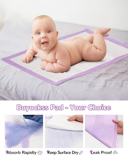 Baby Disposable Changing Pads 100 Pack Disposable Baby Underpads Ultra Soft Waterproof Diaper Changing Liners 13 x 18 in