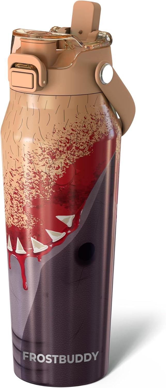 24oz Insulated Water Bottle - Straw & Chug Lid - Leak-Proof | Sip-or-chug dual lid | Ice-cold for 24+ hours | Cup-holder friendly | Durable & easy to clean - Colors B