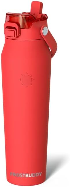 24oz Insulated Water Bottle - Straw & Chug Lid - Leak-Proof | Sip-or-chug dual lid | Ice-cold for 24+ hours | Cup-holder friendly | Durable & easy to clean - Colors B