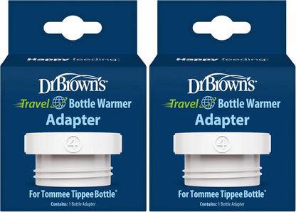 Travel Baby Bottle Warmer, Quickly Warms Breast Milk and Water for Formula On-The-Go, Portable, Rechargeable, Cordless with 3 Bottle Adapters