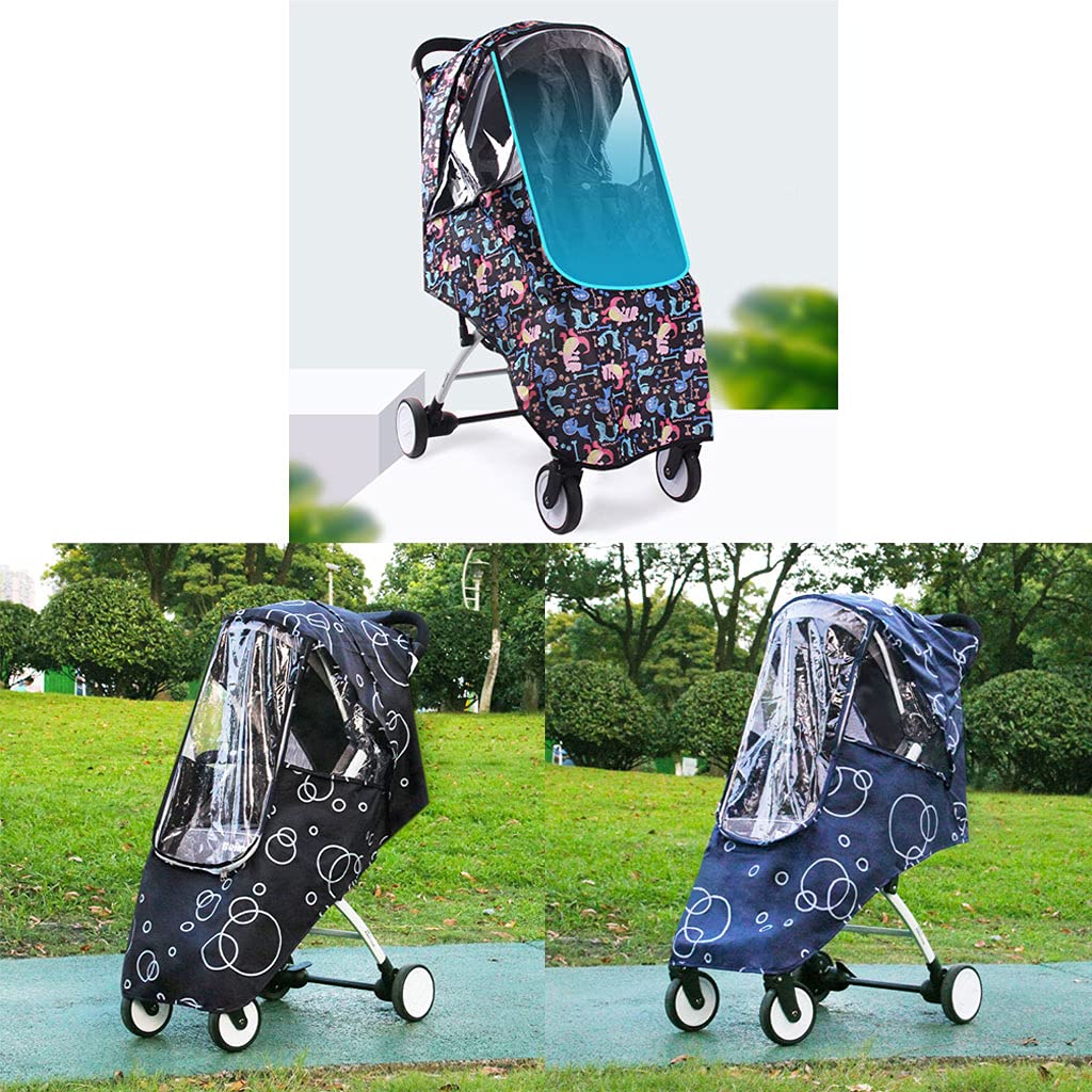 Rain Cover Weather Shield Accessory Protect Rainy Snow Water Proof Ventilate Clear-Breathable Cover for Boys Babies Girl Infant