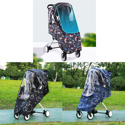 Rain Cover Weather Shield Accessory Protect Rainy Snow Water Proof Ventilate Clear-Breathable Cover for Boys Babies Girl Infant