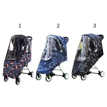 Rain Cover Weather Shield Accessory Protect Rainy Snow Water Proof Ventilate Clear-Breathable Cover for Boys Babies Girl Infant