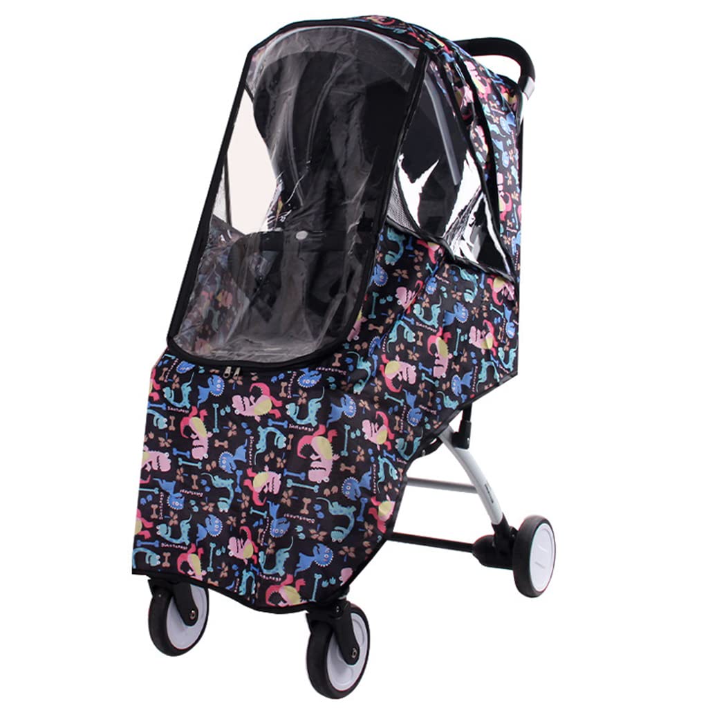 Rain Cover Weather Shield Accessory Protect Rainy Snow Water Proof Ventilate Clear-Breathable Cover for Boys Babies Girl Infant