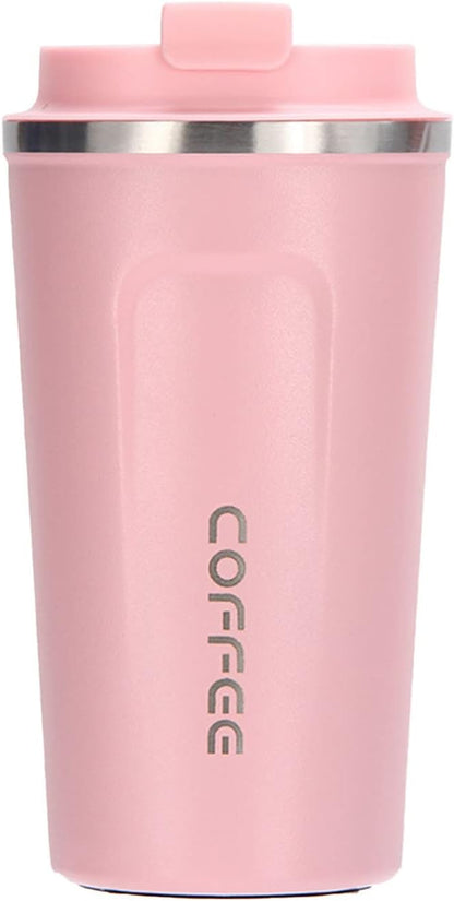 Coffee Travel Mug, 17 oz Insulated Coffee Mug with Spill Leak-Proof Lid,Vacuum Stainless Steel Double Wall Reusable Travel Coffee Cup for Beer,Tea,Keep Hot/Ice Drinks,Water