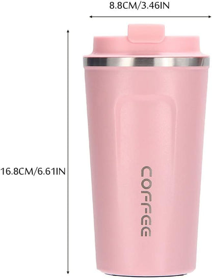 Coffee Travel Mug, 17 oz Insulated Coffee Mug with Spill Leak-Proof Lid,Vacuum Stainless Steel Double Wall Reusable Travel Coffee Cup for Beer,Tea,Keep Hot/Ice Drinks,Water