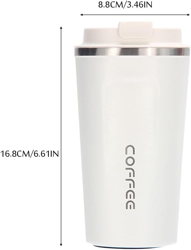 Coffee Travel Mug, 17 oz Insulated Coffee Mug with Spill Leak-Proof Lid,Vacuum Stainless Steel Double Wall Reusable Travel Coffee Cup for Beer,Tea,Keep Hot/Ice Drinks,Water