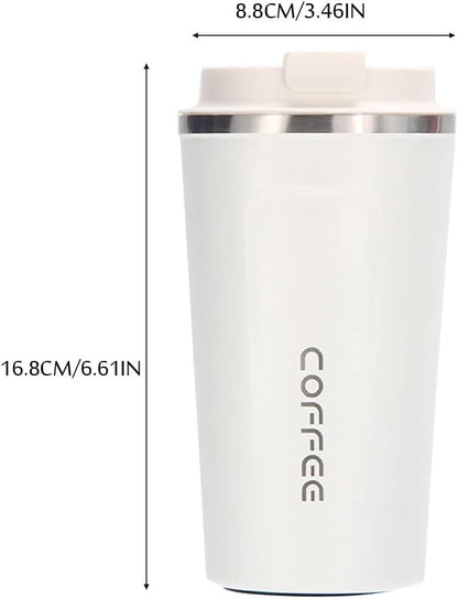 Coffee Travel Mug, 17 oz Insulated Coffee Mug with Spill Leak-Proof Lid,Vacuum Stainless Steel Double Wall Reusable Travel Coffee Cup for Beer,Tea,Keep Hot/Ice Drinks,Water