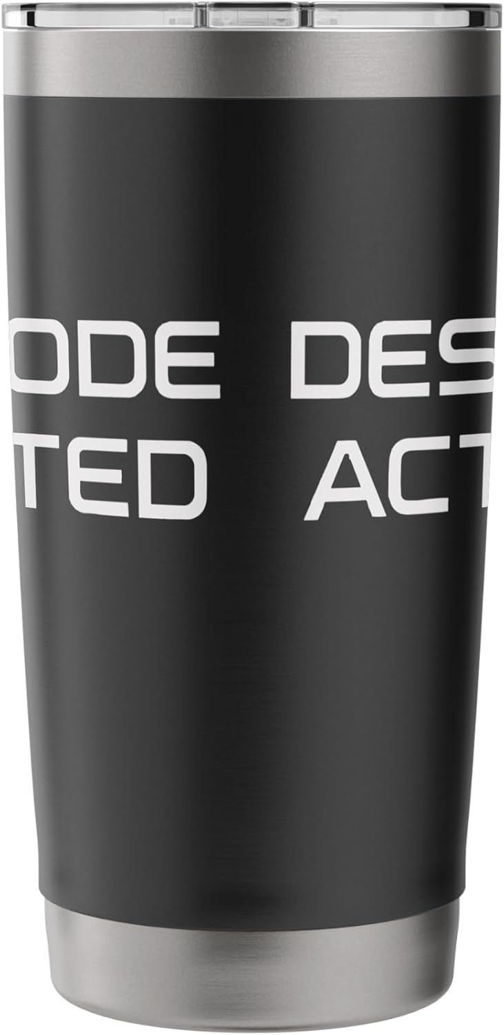 Desk Mode Activated Work Enthusiast Stainless Steel Insulated Tumbler