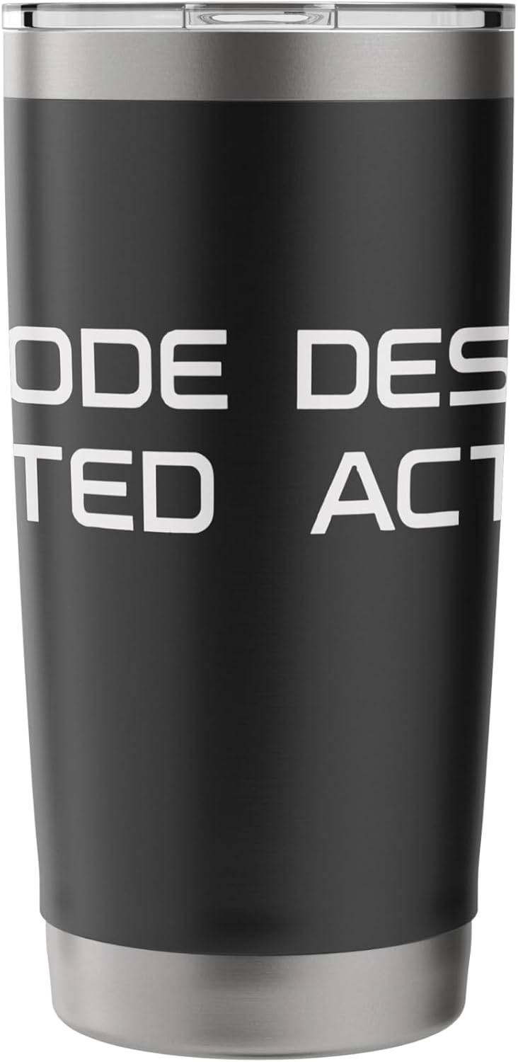 Desk Mode Activated Work Enthusiast Stainless Steel Insulated Tumbler