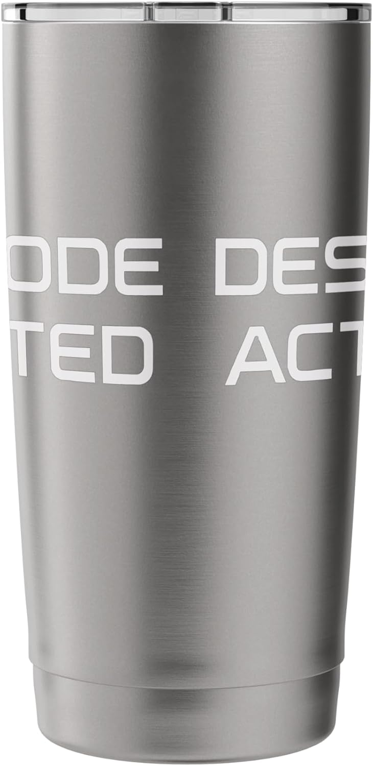 Desk Mode Activated Work Enthusiast Stainless Steel Insulated Tumbler