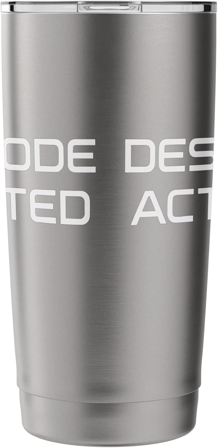 Desk Mode Activated Work Enthusiast Stainless Steel Insulated Tumbler