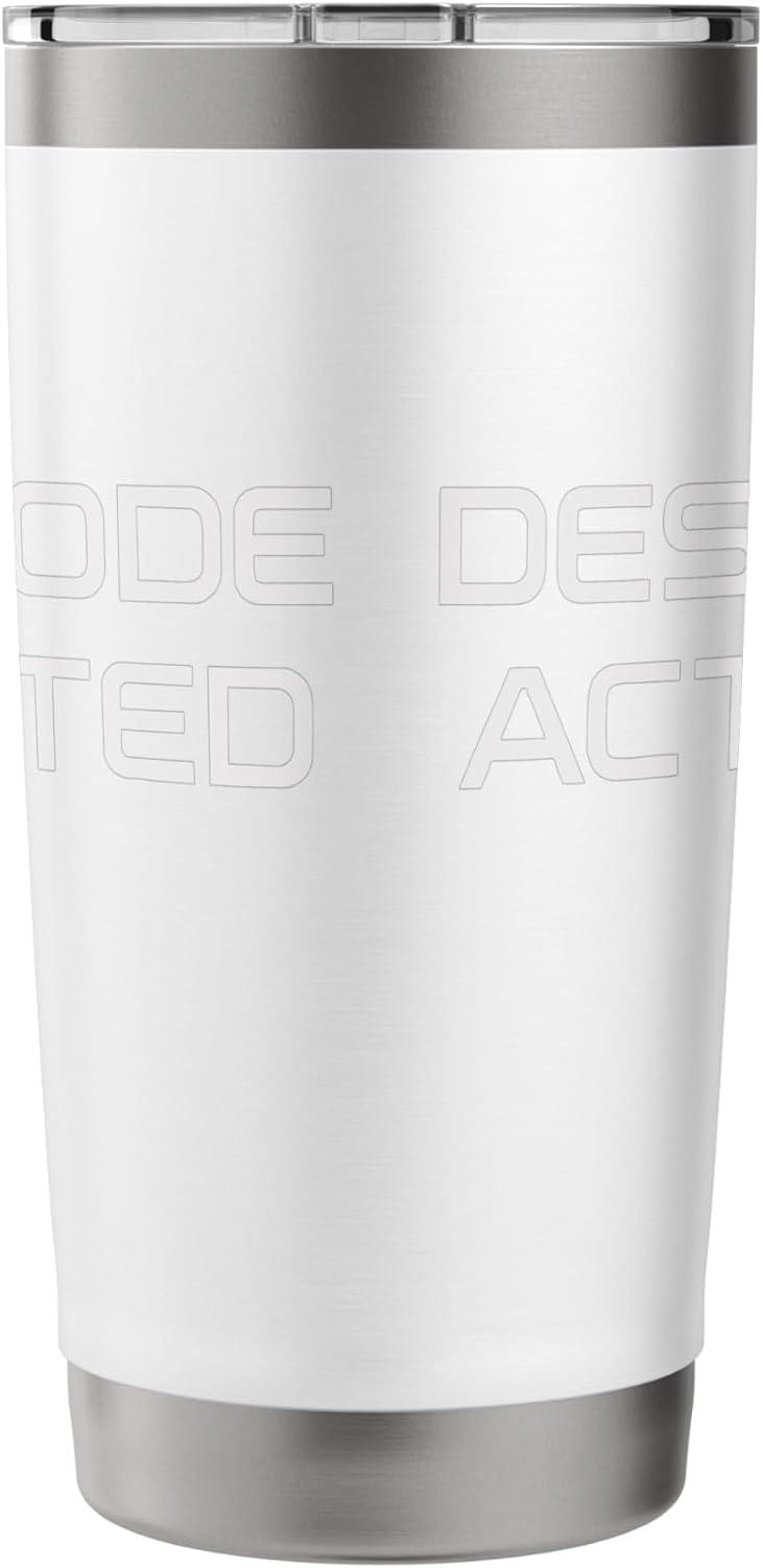 Desk Mode Activated Work Enthusiast Stainless Steel Insulated Tumbler