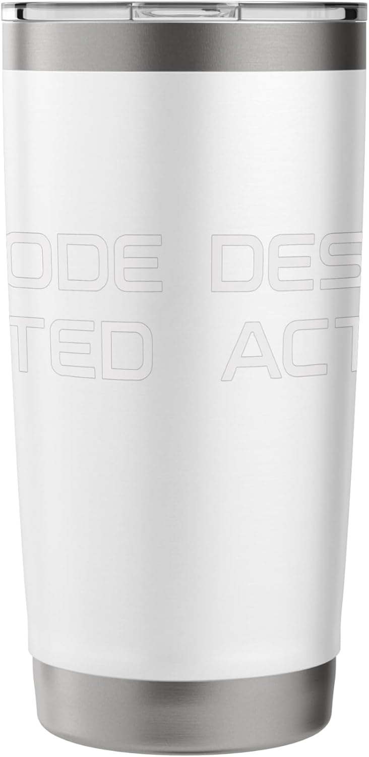 Desk Mode Activated Work Enthusiast Stainless Steel Insulated Tumbler