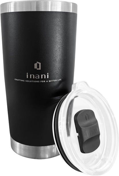 20oz Stainless Steel Tumbler, Insulated Travel Coffee Cup, Leak-Resistant, Spill-Proof Lid, Dishwasher Safe, BPA-Free, Double-Wall Insulated Premium Travel Mug For Hot Or Iced Coffee, Navy Blue
