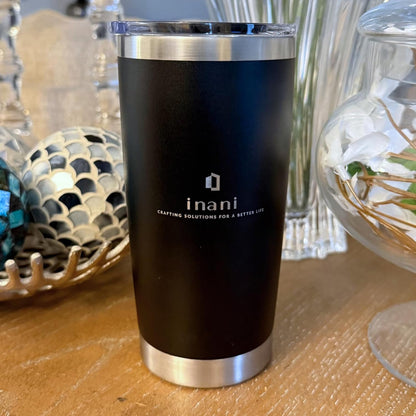 20oz Stainless Steel Tumbler, Insulated Travel Coffee Cup, Leak-Resistant, Spill-Proof Lid, Dishwasher Safe, BPA-Free, Double-Wall Insulated Premium Travel Mug For Hot Or Iced Coffee, Navy Blue