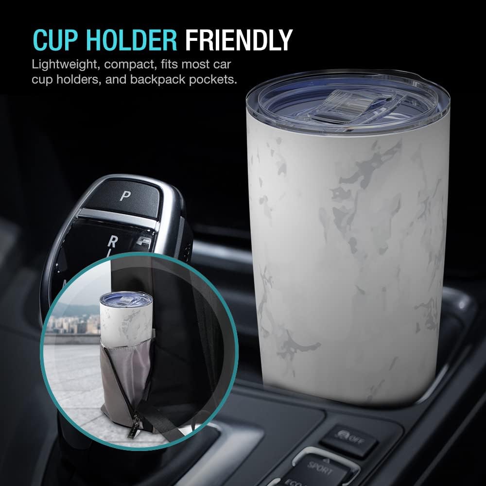 JURO Tumbler 20 oz Stainless Steel Vacuum Insulated Tumblers w/Lids and Straw [Travel Mug] Double Wall Water Coffee Cup for Home, Office, Kitchen Outdoor ideal for Ice Drinks/Hot Beverage - Mint
