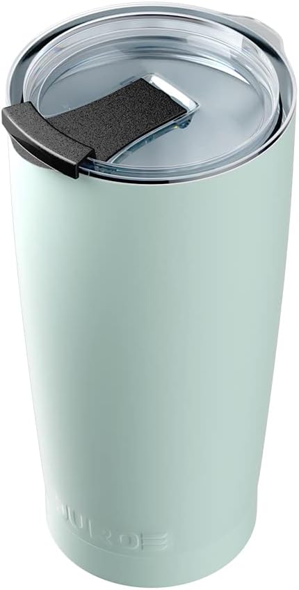 JURO Tumbler 20 oz Stainless Steel Vacuum Insulated Tumblers w/Lids and Straw [Travel Mug] Double Wall Water Coffee Cup for Home, Office, Kitchen Outdoor ideal for Ice Drinks/Hot Beverage - Mint