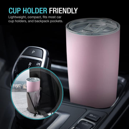 JURO Tumbler 20 oz Stainless Steel Vacuum Insulated Tumblers w/Lids and Straw [Travel Mug] Double Wall Water Coffee Cup for Home, Office, Kitchen Outdoor ideal for Ice Drinks/Hot Beverage - Mint