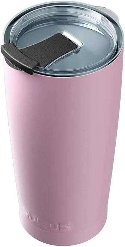 JURO Tumbler 20 oz Stainless Steel Vacuum Insulated Tumblers w/Lids and Straw [Travel Mug] Double Wall Water Coffee Cup for Home, Office, Kitchen Outdoor ideal for Ice Drinks/Hot Beverage - Mint