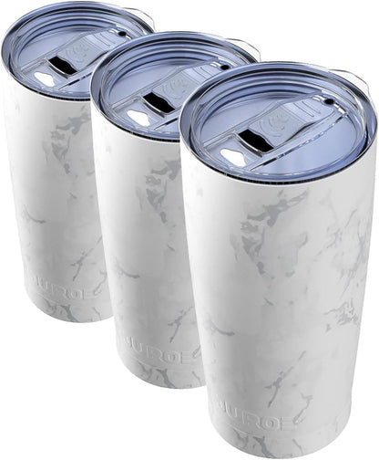 JURO Tumbler 20 oz Stainless Steel Vacuum Insulated Tumblers w/Lids and Straw [Travel Mug] Double Wall Water Coffee Cup for Home, Office, Kitchen Outdoor ideal for Ice Drinks/Hot Beverage - Mint