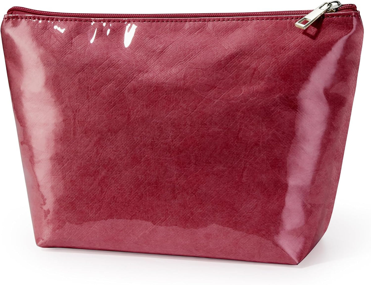 WLLWOO 2pcs Makeup Bag Checkered Corduroy Cosmetic Pouch for Women Purse