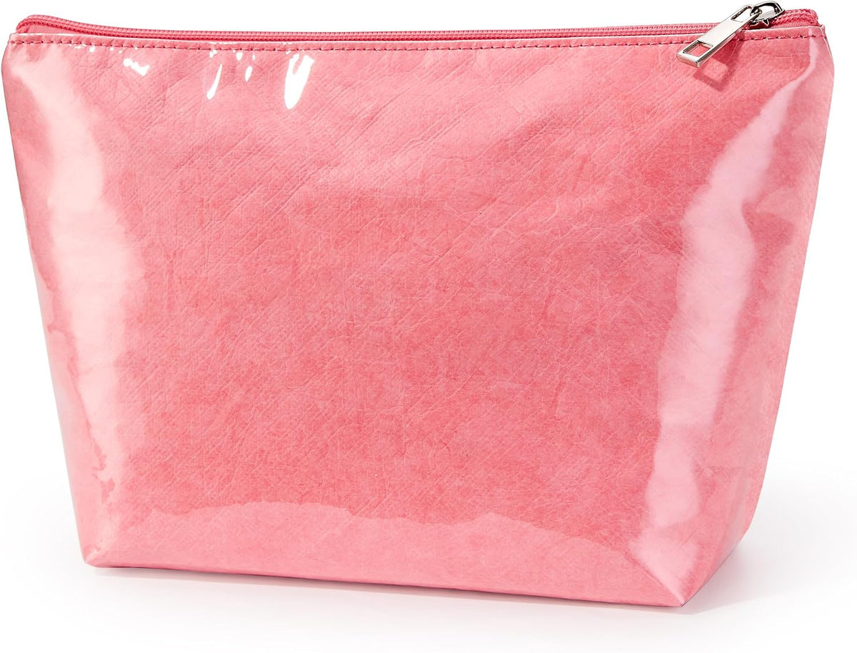 WLLWOO 2pcs Makeup Bag Checkered Corduroy Cosmetic Pouch for Women Purse