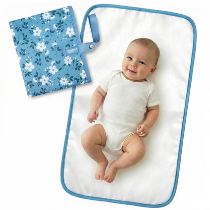 Portable Diaper Changing Pad, Waterproof Baby Changing Mat with Wrist Strap