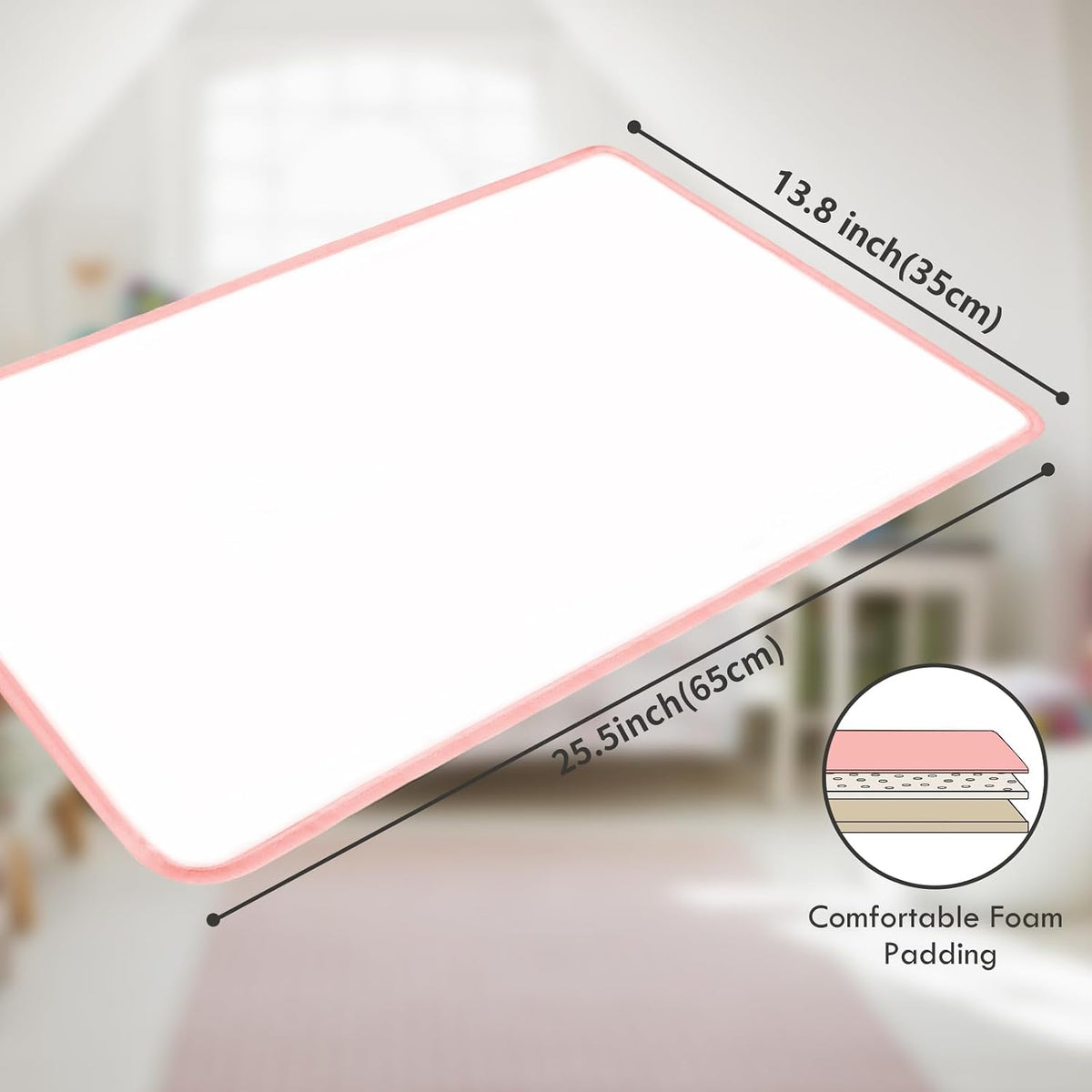 Portable Diaper Changing Pad, Waterproof Baby Changing Mat with Wrist Strap