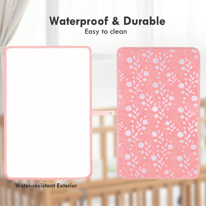 Portable Diaper Changing Pad, Waterproof Baby Changing Mat with Wrist Strap