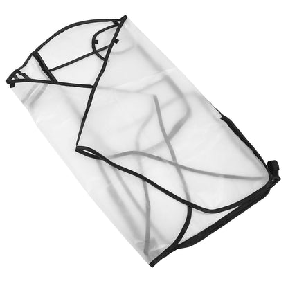Universal Stroller Rain Cover Windproof Eva Material Zipper and Window Stroller Protective Shield for Outdoor Use and Ventilation