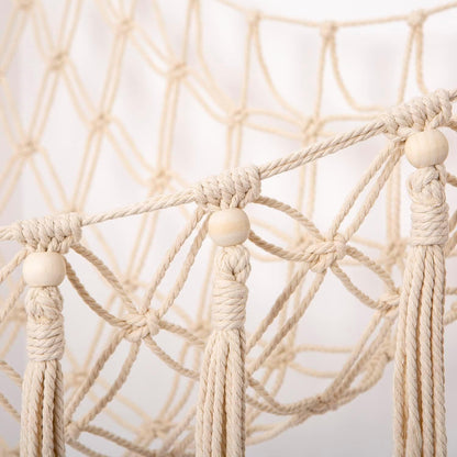 MAKEONEWO Stuffed Animal Toy Hammock Hanging-Handmade Large Blue Macrame Organizer Display Corner Plush Toys Net Holder for Boho Nursery Playroom Boy Bedroom Kids Room Storage Dark, 1 Pack