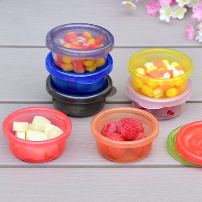 9 Sets Baby Food Storage, Plastic Baby Food Containers (2 Ounce)
