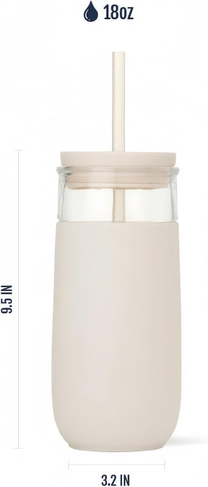 16oz Vacuum Insulated Tumbler, Leakproof Travel Mug for Hot & Cold Drinks | Double-wall insulation locks temp. Leakproof lid, slim cup holder. For coffee, tea, water.