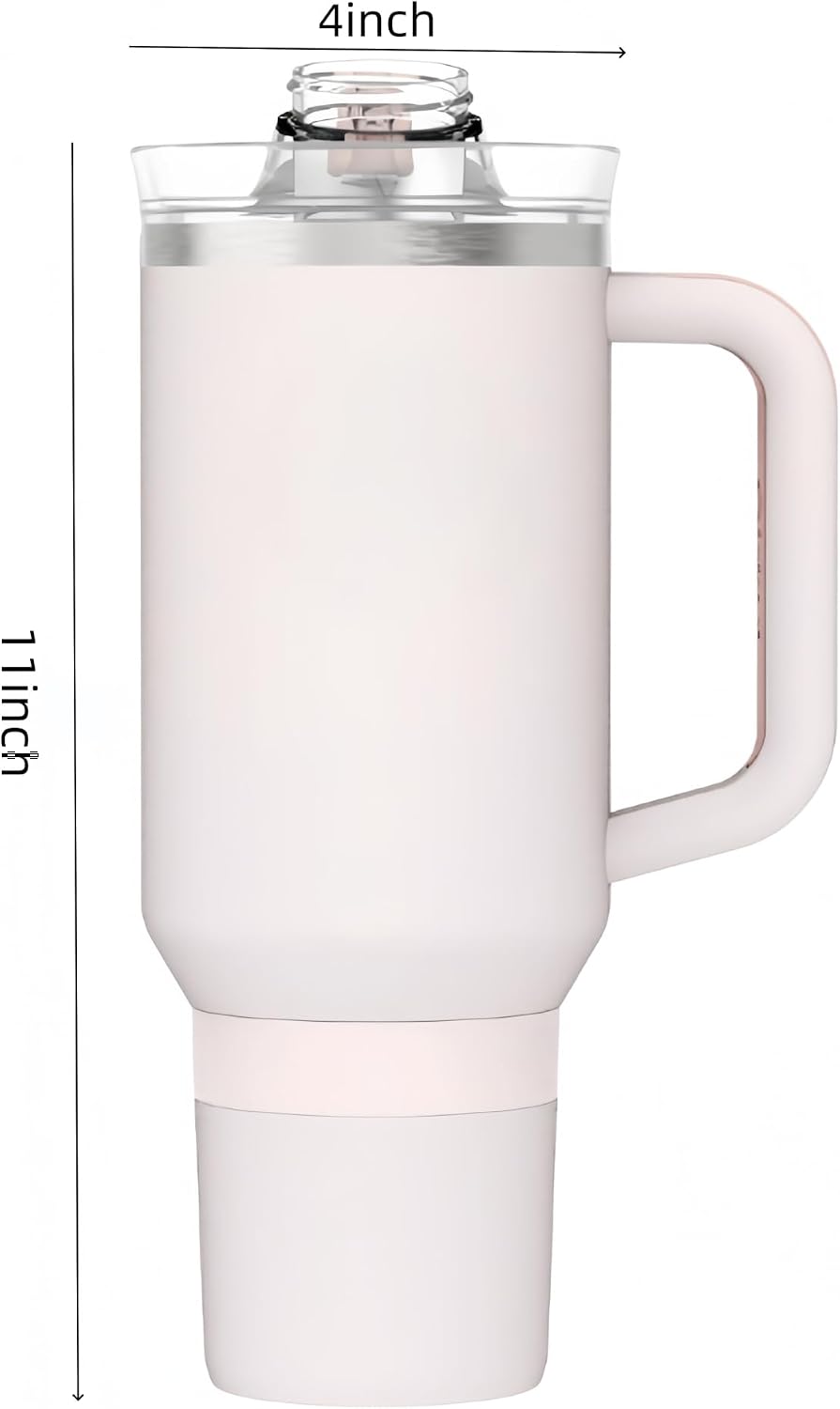 16oz Vacuum Insulated Tumbler, Leakproof Travel Mug for Hot & Cold Drinks | Double-wall insulation locks temp. Leakproof lid, slim cup holder. For coffee, tea, water.