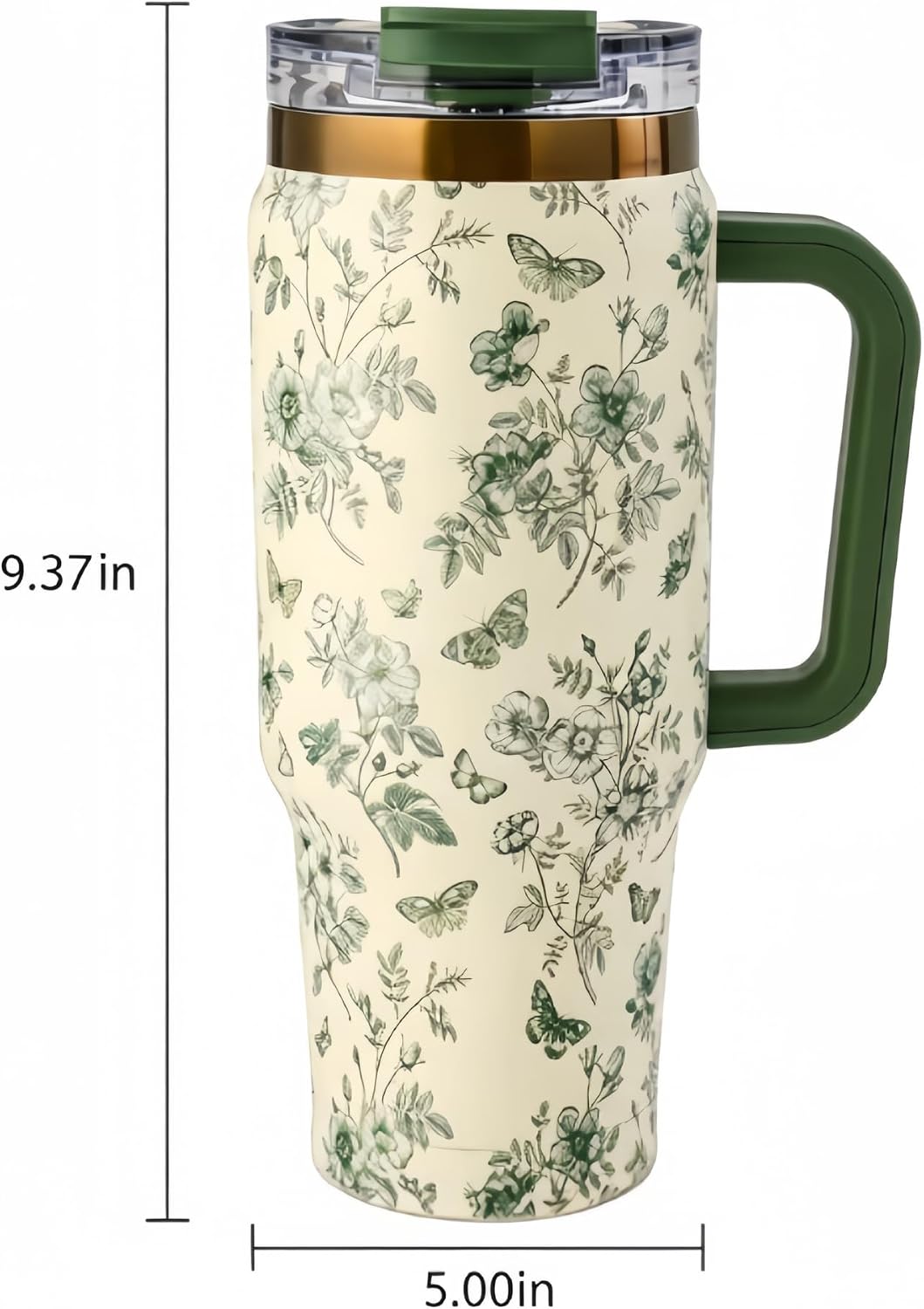 16oz Vacuum Insulated Tumbler, Leakproof Travel Mug for Hot & Cold Drinks | Double-wall insulation locks temp. Leakproof lid, slim cup holder. For coffee, tea, water.